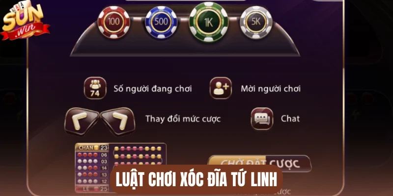 Luật chơi xóc đĩa tứ linh