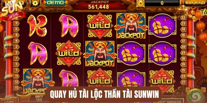 Quay hũ tài lộc Thần tài Sunwin