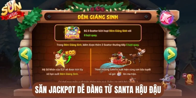Săn Jackpot dễ dàng từ Santa hậu đậu