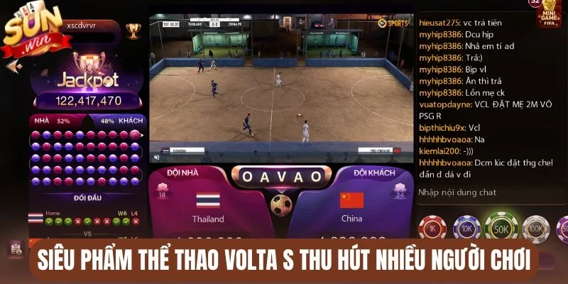 Siêu phẩm thể thao Volta S thu hút nhiều người chơi