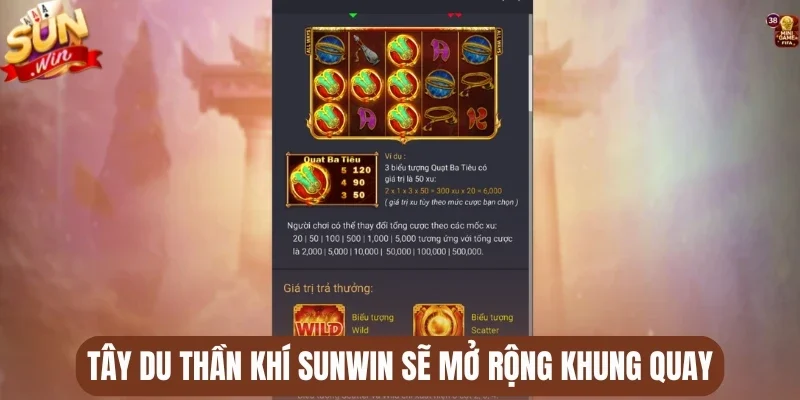 Tây du thần khí Sunwin sẽ mở rộng khung quay